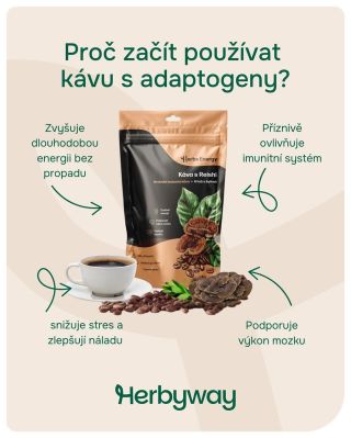 ☕️Káva, která vám dá víc než jen kofein.🔥 👉Protože spojuje sílu 6 adaptogenů s povzbuzujícím účinkem kvalitní instantní...